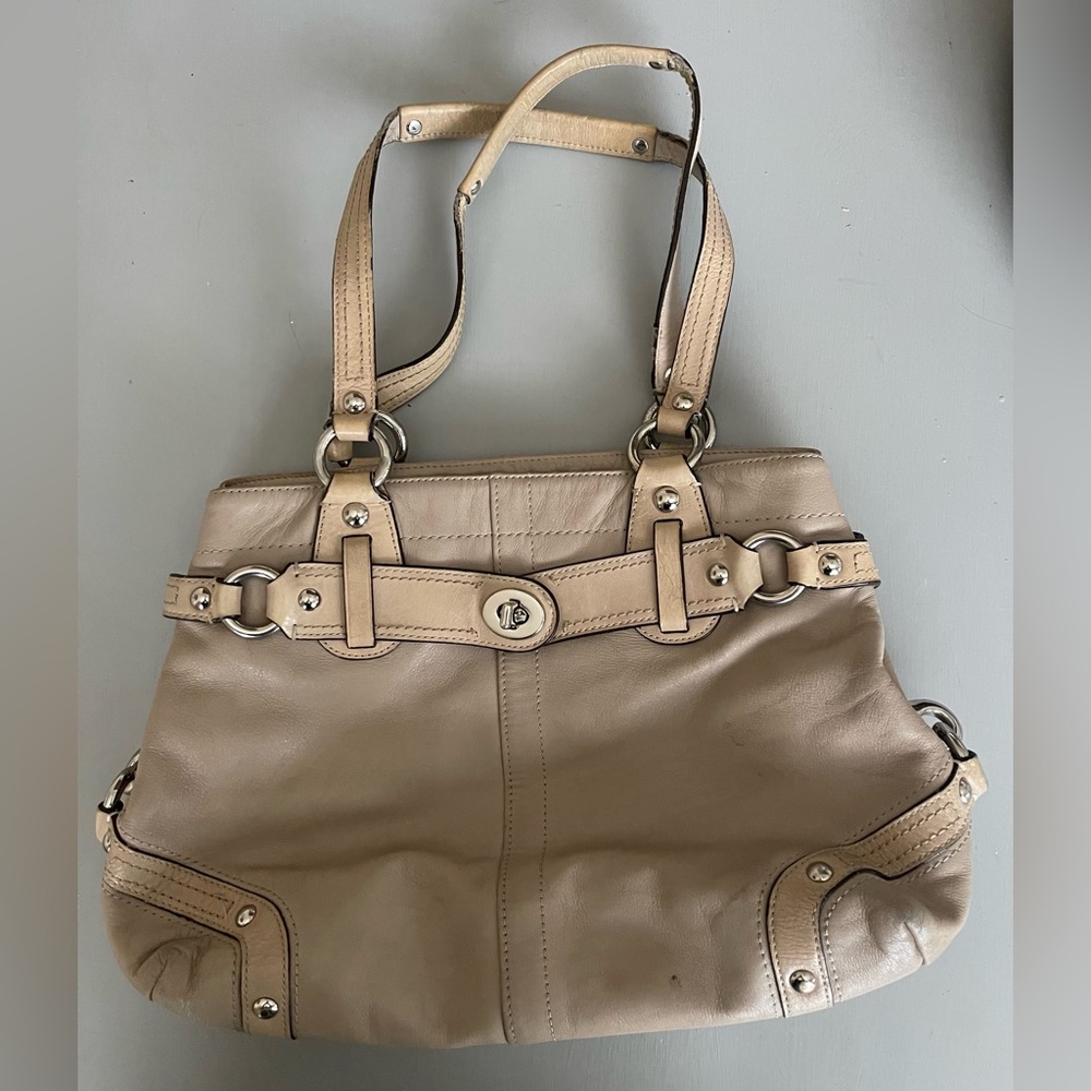 Coach Tan Leather Purse